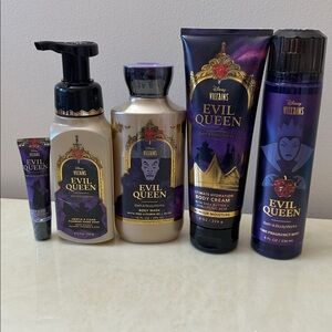 Bath & Body Works Disney Evil Queen Body Care 5 Piece Full Size